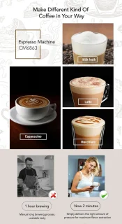 Tumex Espressomachine Koffiezetapparaat 1.6L