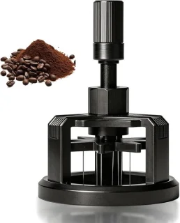 Universeel Espresso Naald Koffieverdeler 58 mm Zwart