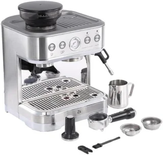 Volautomatische espressomachine silver
