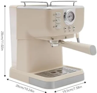 WNHB® Espressomachine Semi-automaat Met Stoompijpje