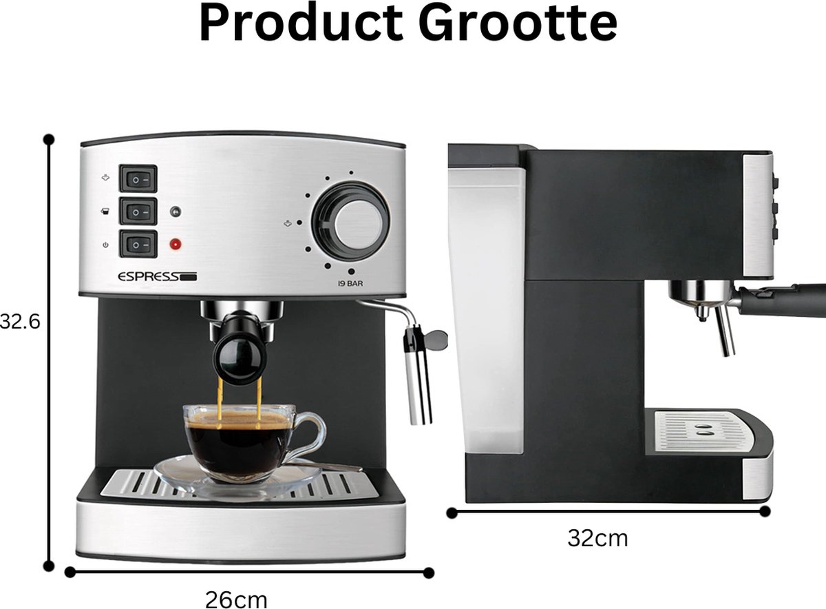 Wat vinden we goed aan de Zilveren espressomachine