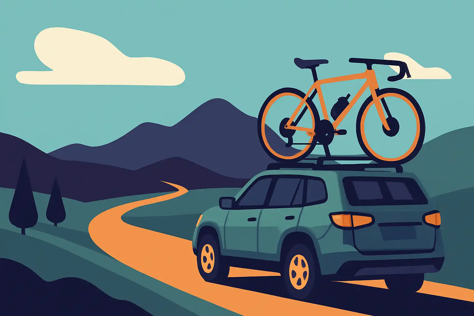 De ultieme roadtriproutes voor avontuurlijke fietsers met een fietsendrager