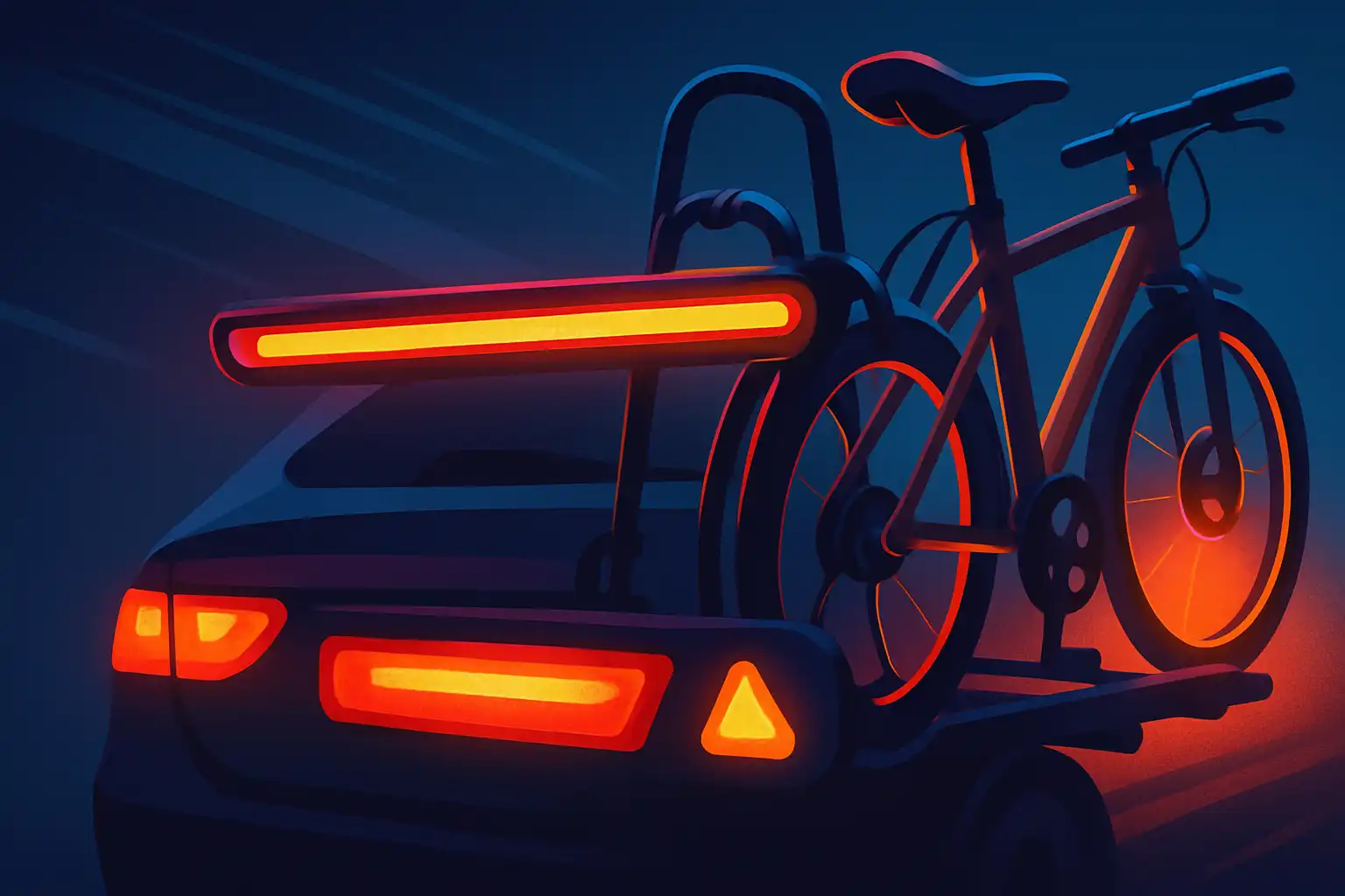 Fietsendragers met geïntegreerde verlichting: de nieuwe standaard voor zichtbaarheid en veiligheid
