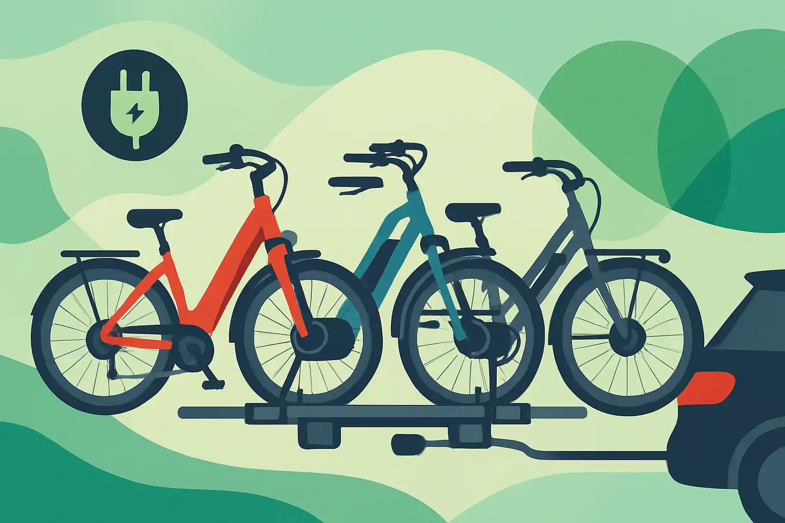 Meer e-bikes, één drager: zo laad en vervoer je meerdere elektrische fietsen veilig