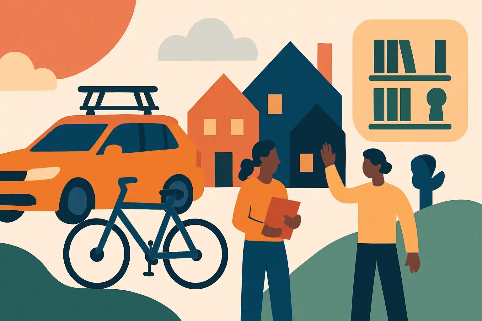 Slim delen in de buurt: zo start je een veilige en winstgevende buurtbibliotheek voor fietsendragers