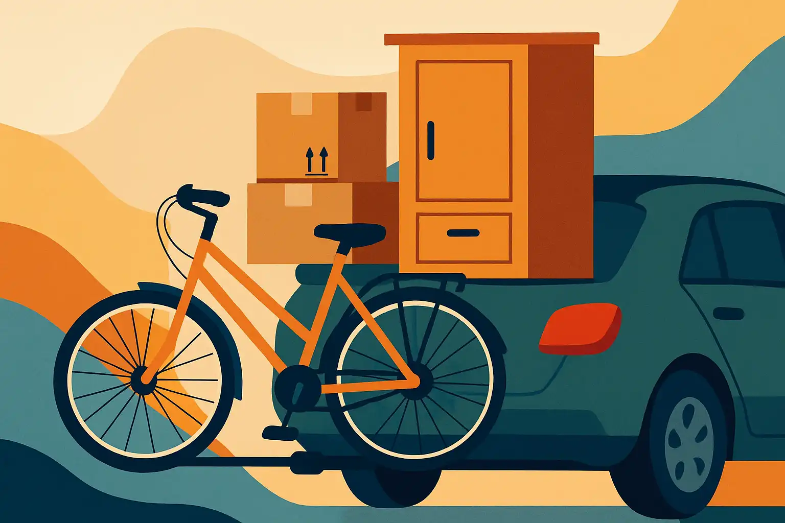 Verhuizen met je fietsendrager: slimme hacks om meubels en dozen veilig te vervoeren