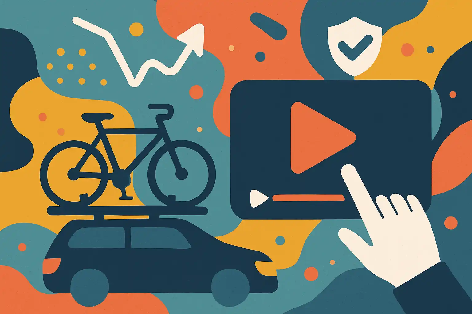 Viral en veilig: zo maak je korte video's met je fiets op de drager zonder schade of boetes