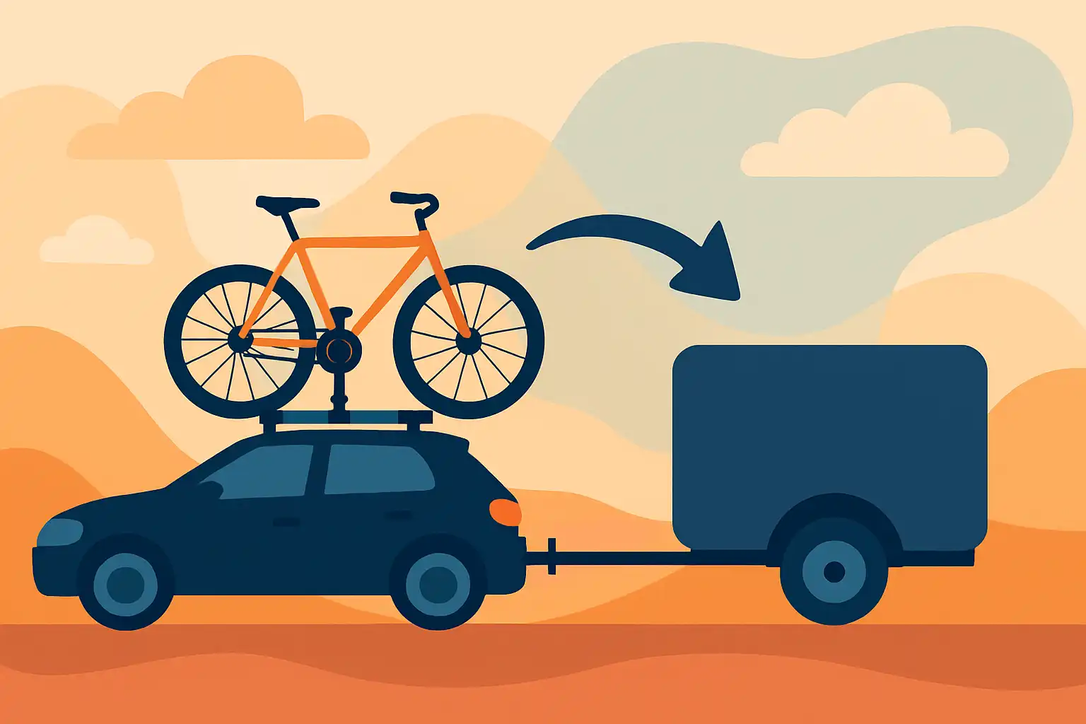 Wanneer wordt je fietsendrager een aanhanger? juridische grenzen en praktische gevolgen
