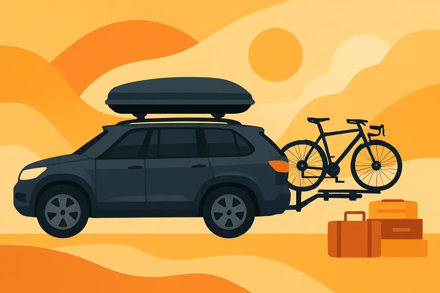 Zo combineer je een dakkoffer en fietsendrager: slimme setups voor vakantie met veel bagage