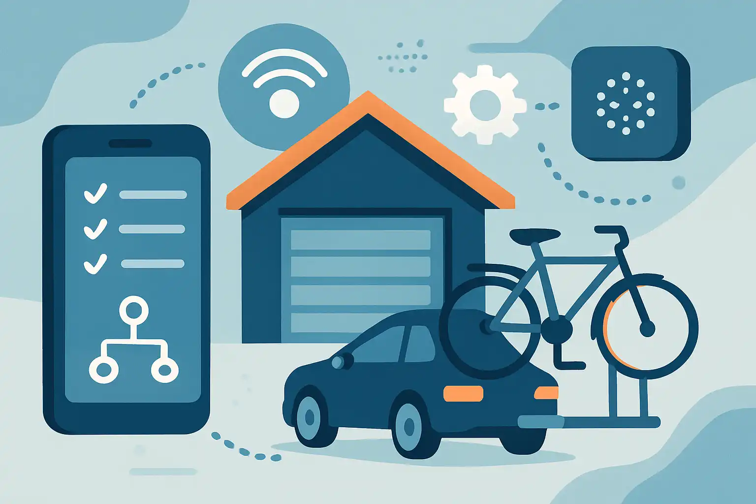 Zo koppel je je fietsendrager aan je slimme garage: routines, sensoren en automatisering