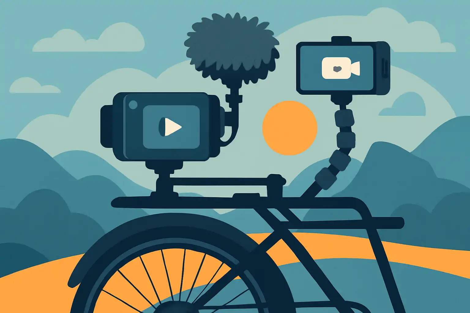 Zo maak je professionele fietsvlogs met je fietsendrager: tips voor stabiliteit, geluid en montage