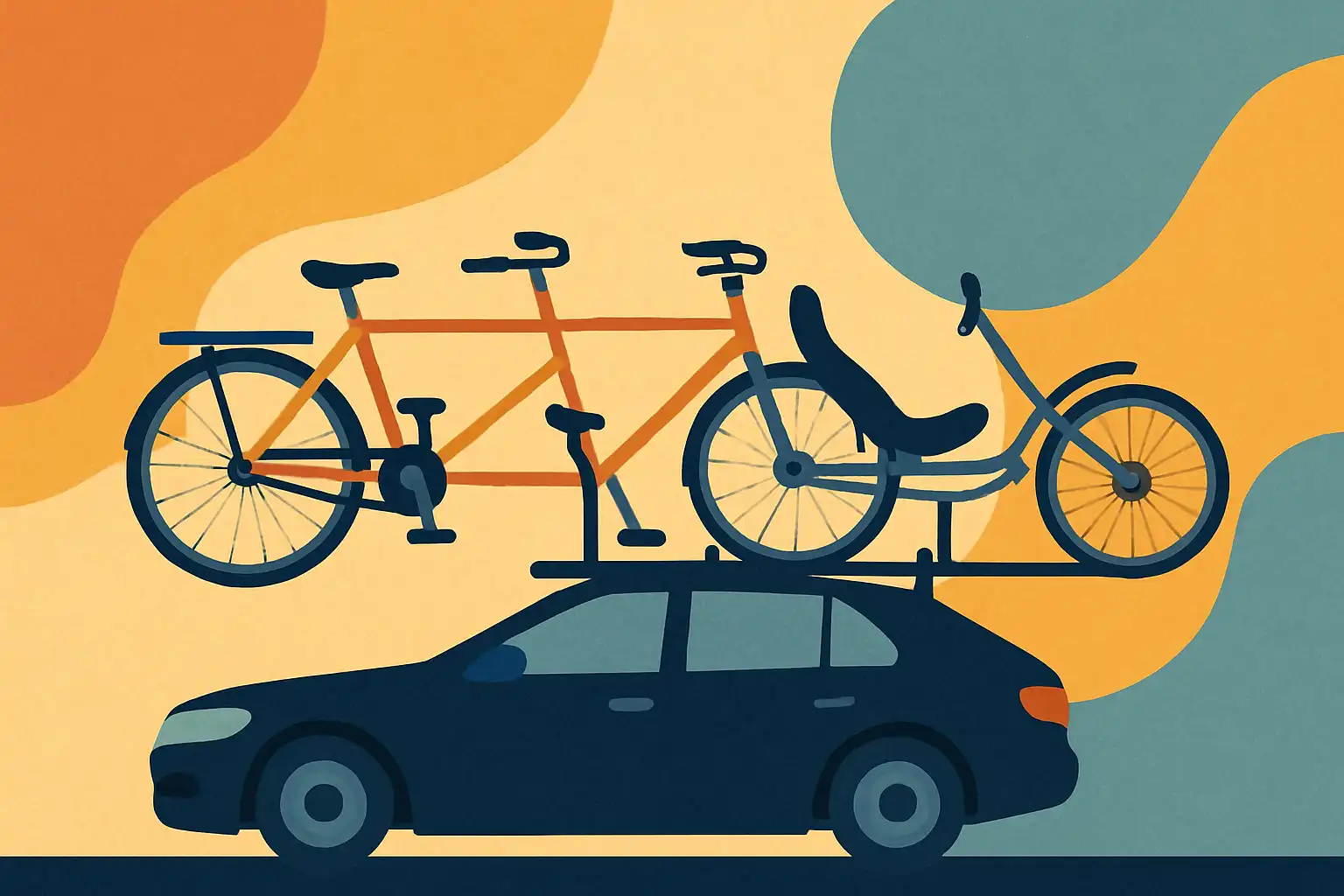 Zo vervoer je tandems, ligfietsen en aangepaste fietsen veilig op je fietsendrager