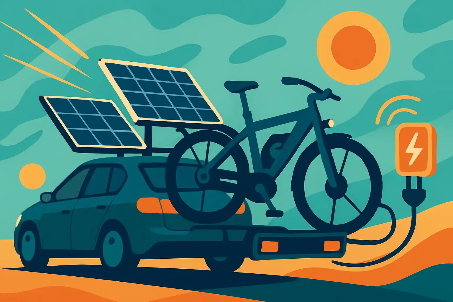 Zonnepanelen op je fietsendrager: zo laad je e-bikes en gadgets duurzaam onderweg