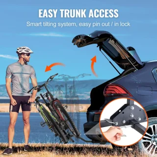 JLA Commerce - Fietsendrager - 36 KG - Voor Auto - Opvouwbaar
