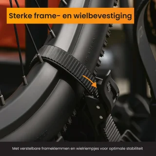 R2B Fietsendrager Auto - 2 (Elektrische) Fietsen - Inklapbaar én Kantelbaar - 60 KG Draagvermogen - 13 Polig - Fietsendrager electrische fietsen 2 - Fietsdrager voor op trekhaak - Bike Rack Car - Fietsenrek Auto