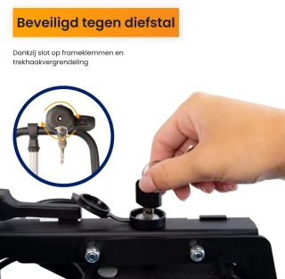 R2B Fietsendrager Auto - 2 (Elektrische) Fietsen - Inklapbaar én Kantelbaar - 60 KG Draagvermogen - 13 Polig - Fietsendrager electrische fietsen 2 - Fietsdrager voor op trekhaak - Bike Rack Car - Fietsenrek Auto