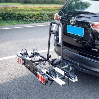 PolkaHome Fietsendrager electrische fietsen - 2 Fietsen - Fietsendrager trekhaak - Voor electische fietsen