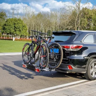PolkaHome Fietsendrager electrische fietsen - 2 Fietsen - Fietsendrager trekhaak - Voor electische fietsen