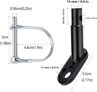 2stuks Fietsaanhangerhaak Metaal