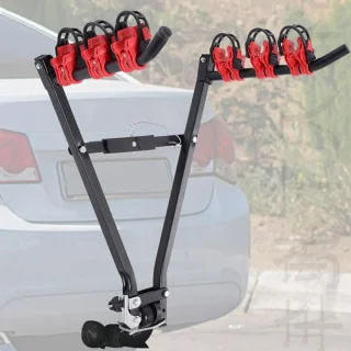 De 3-fiets achterdrager stalen uitvoering in één oogopslag