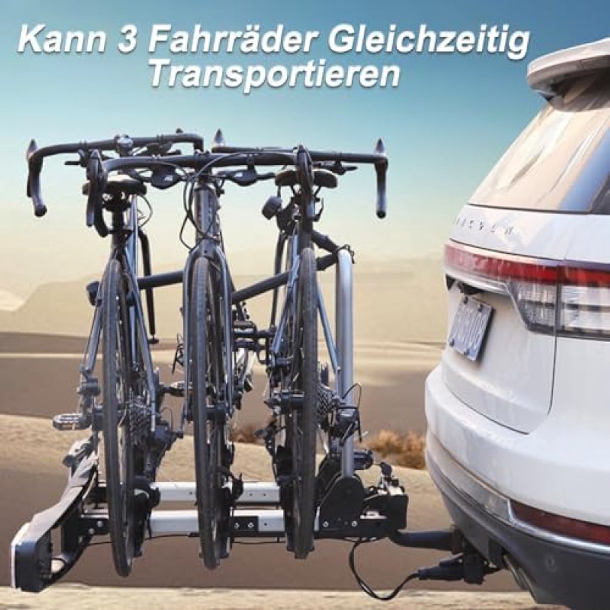 3x Universele Framehouder Fietsendrager voor Trekhaak 2,5-3 cm