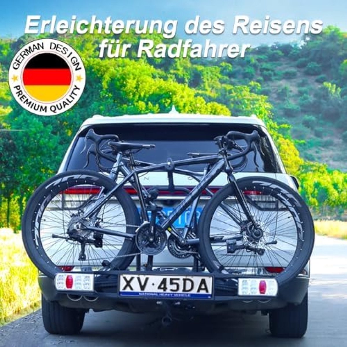 3x Universele Framehouder Fietsendrager voor Trekhaak 2,5-3 cm
