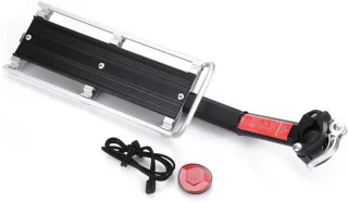 Allecto Aluminium Zadelpen Fietsendrager Achter - Zwart