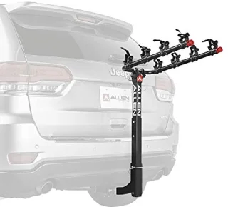 De Allen Sports 4-Bike Hitch Mount Bicycle Carrier 2-Inch in één oogopslag