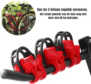 Wat vinden we goed aan de Aurixi® Trekhaakfietsendrager 3 fietsen