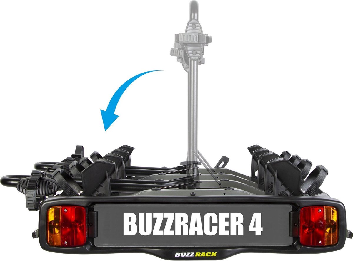 BUZZRACER Fietsendrager 4 fietsen