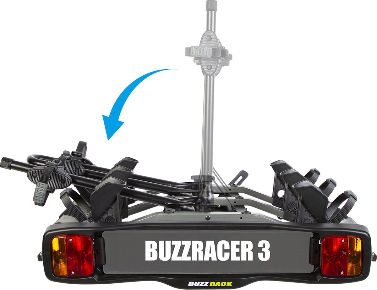 Wat vinden we goed aan de Buzzrack Buzzracer Fietsenrek 3 fietsen zwart