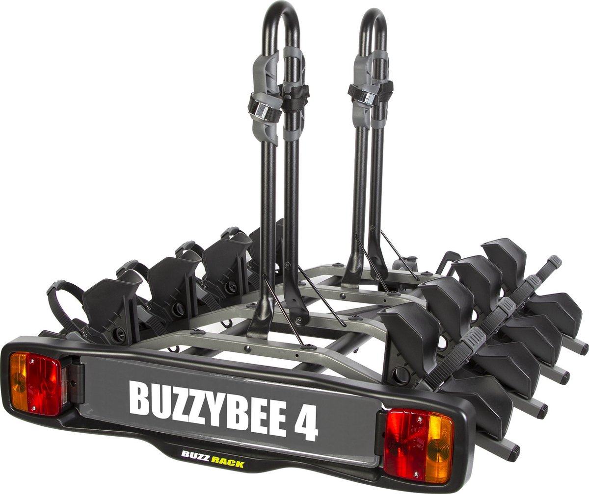 De Buzzrack Buzzybee Fietsenrek 4 Bikes Zwart in één oogopslag