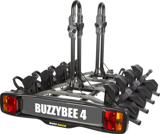 Buzzybee 4: compacte, degelijke 4-fietsendrager met uitstekende prijs-kwaliteit