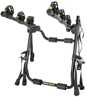 Buzzrack Mozzquito — compacte, betaalbare drager voor 3 fietsen zonder trekhaak