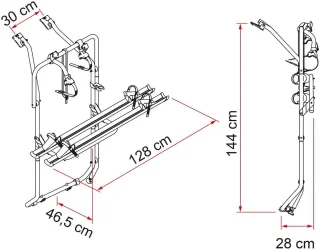 Carry-Bike VW T5/T6 Dual Transporter