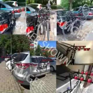 Cellista fietsendrager achterklep 3 fietsen