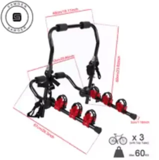 Cellista fietsendrager achterklep 3 fietsen