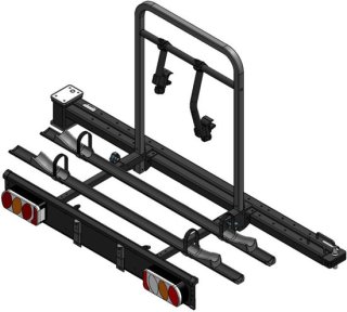 Enduro Sesamo — robuuste chassisbevestigde fietsendrager voor buscampers