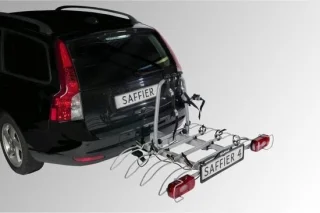 EUFAB Saffier 4 — Betrouwbare, betaalbare kantelbare trekhaakdrager voor vier fietsen