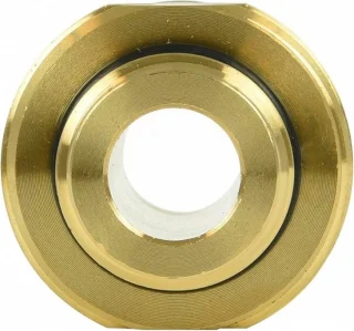 Euronozzle LPG nippel 22 mm messing goud
