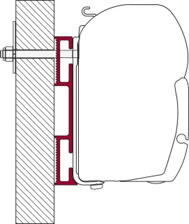 Fiamma Adapter D F45S/F45L/ZIP