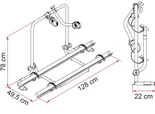 Fiamma Carry-Bike Garage Plus fietsendrager