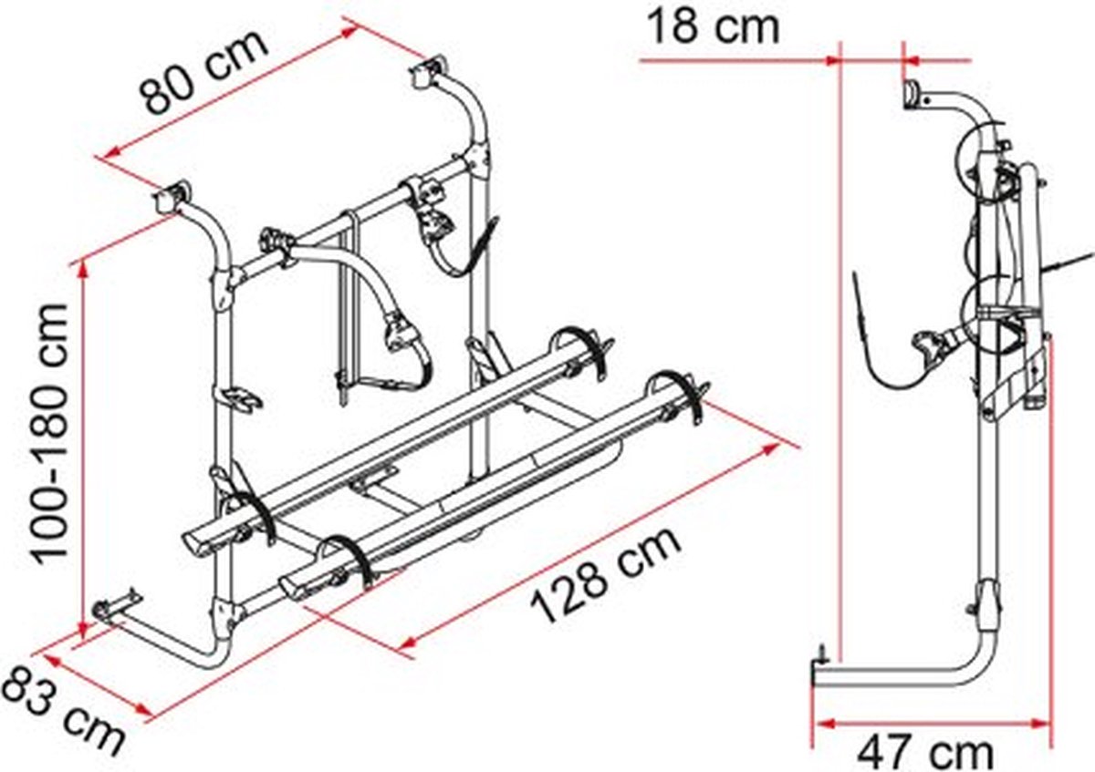 Fiamma Carry Fietsdrager Caravan/Universeel