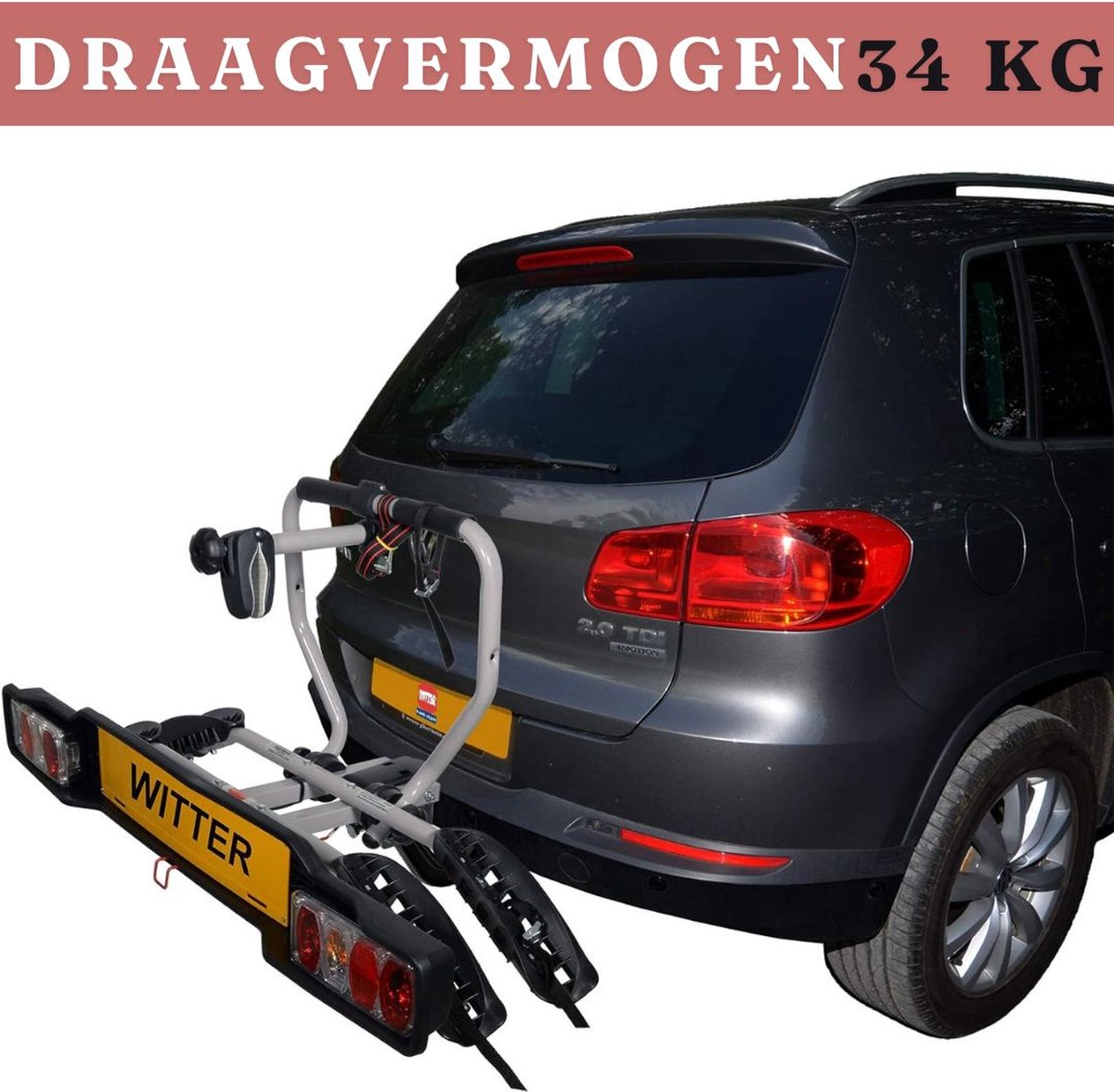 Fiestendrager Trekhaak 2 Fietsen Inklapbaar