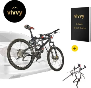 Praktische, opvouwbare trekhaakfietsendrager voor (lichte) e-bikes