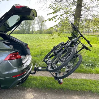 Fietsendrager voor 2 Elektrische Fietsen Op Trekhaak