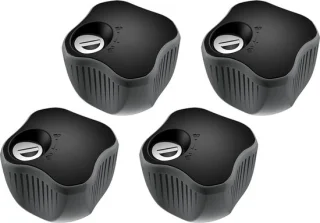 Knop 527, afsluitbaar, 4x