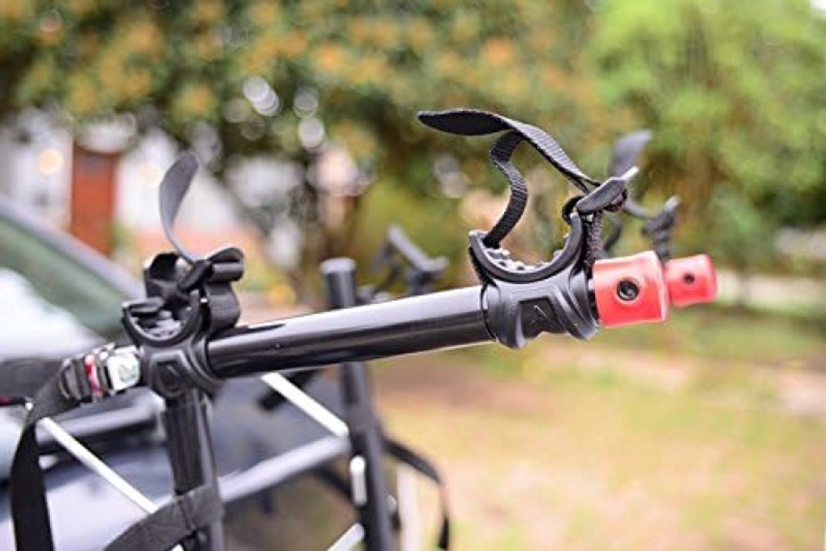Luxe fietsenrek Duo Zwart - Montage op Bagageruimte