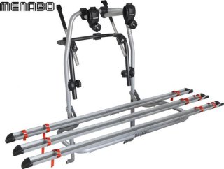Menabo Logic 3 — Robuuste, betaalbare fietsendrager voor drie lichte fietsen