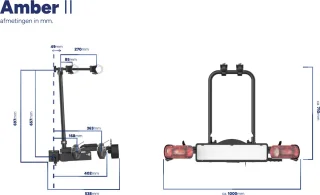 Pro-user Amber Fietsendrager 2 Fietsen